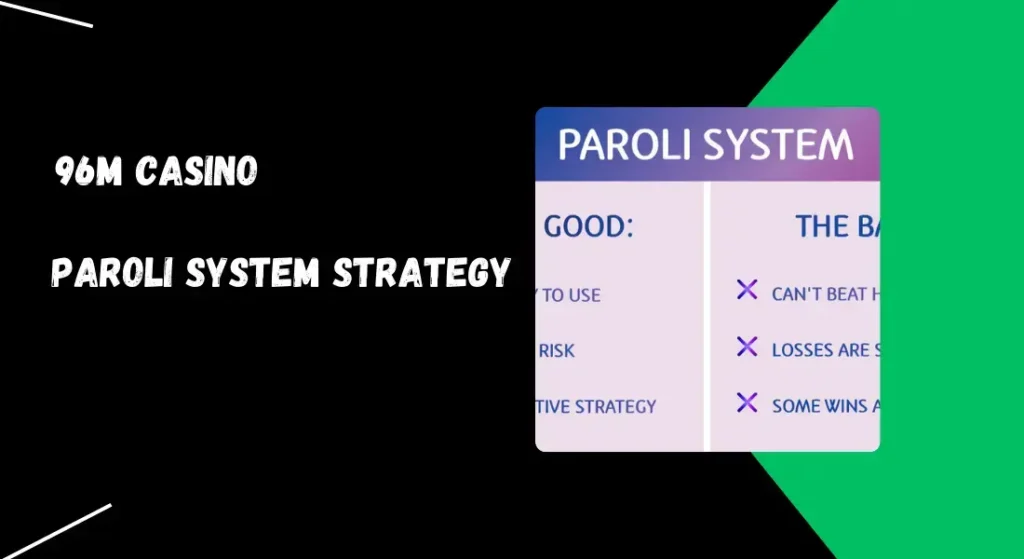 paroli system strategy